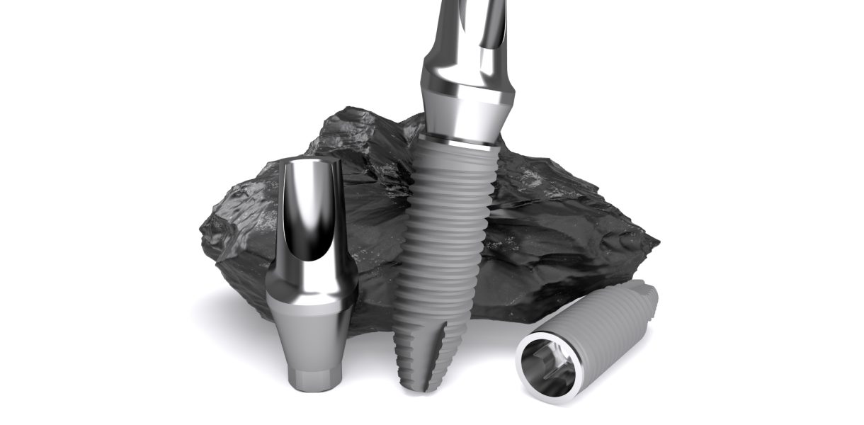 What are dental implants made of