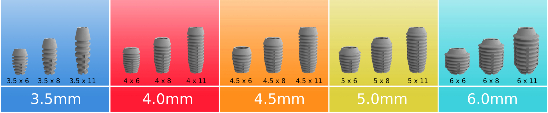 Bicon Short implants Compatible